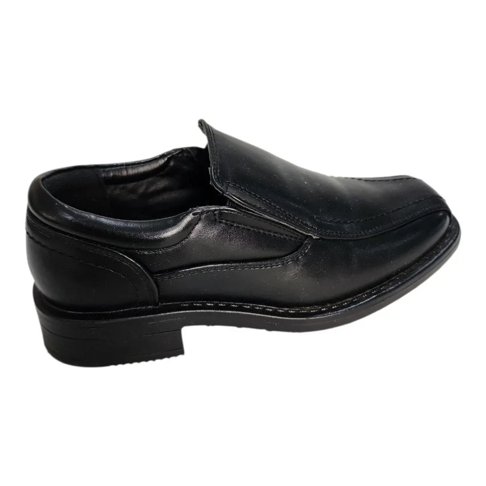 Bruno Marc Loafers Kids Size 12 Black Formal Wedding School Classic Comfort